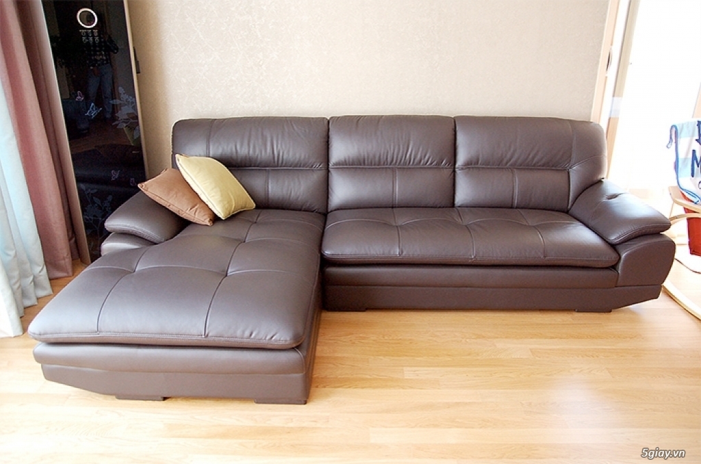 Sofa da thật + đồ gỗ xuất khẩu hàn quốc giá rẻ - 11