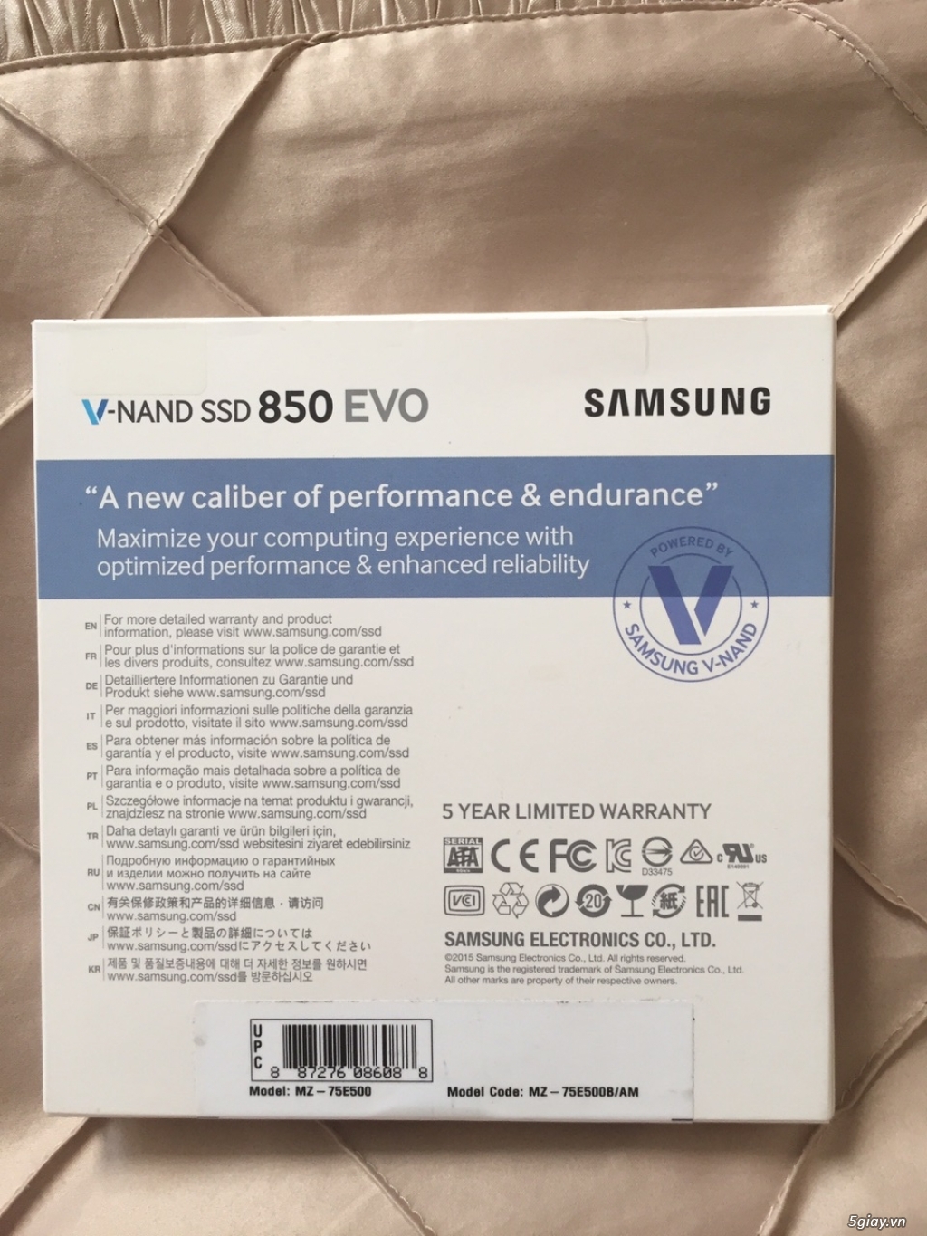 HCM - SSD SAMSUNG 850 EVO 500GB 1TB, Hàng xách tay US - 1