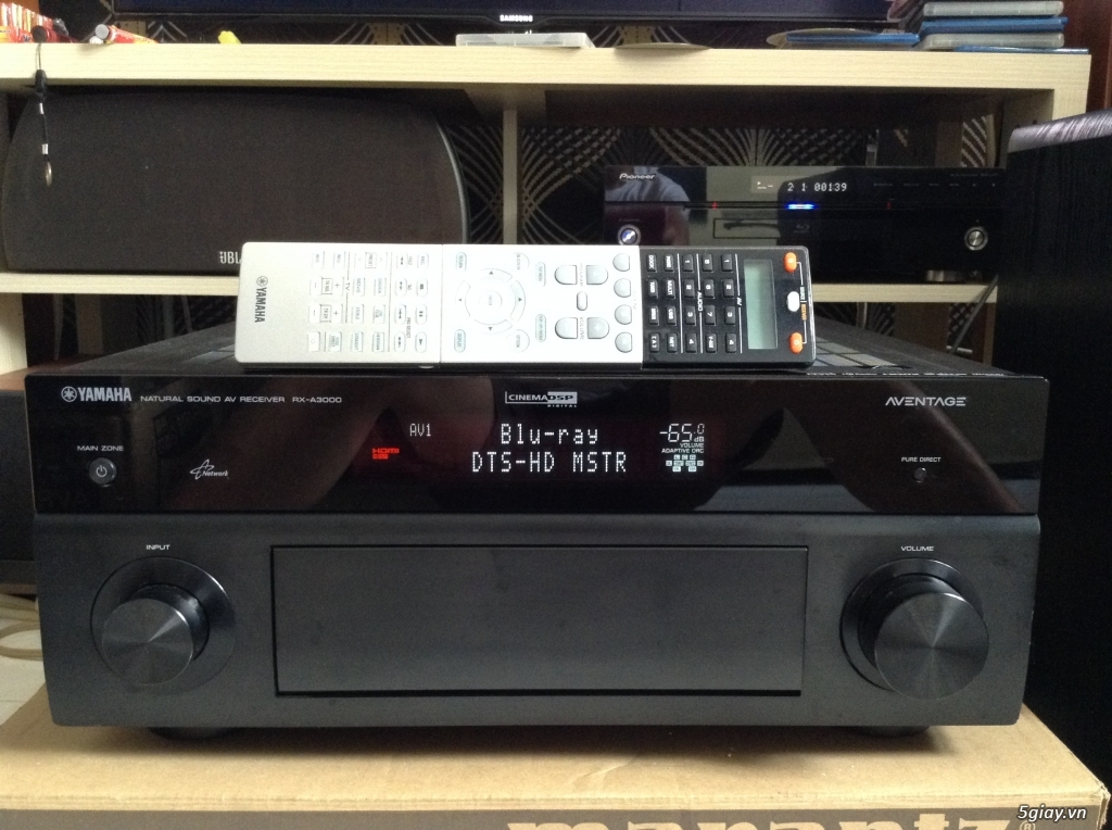 Receiver và ampli (nghe nhạc & xem phim-3D-dtsHD-trueHD-HDMA)loa-center-sub-surround. - 24