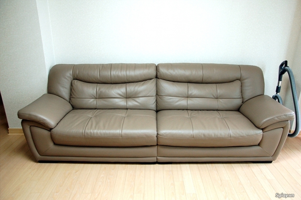 Sofa da thật + đồ gỗ xuất khẩu hàn quốc giá rẻ - 15