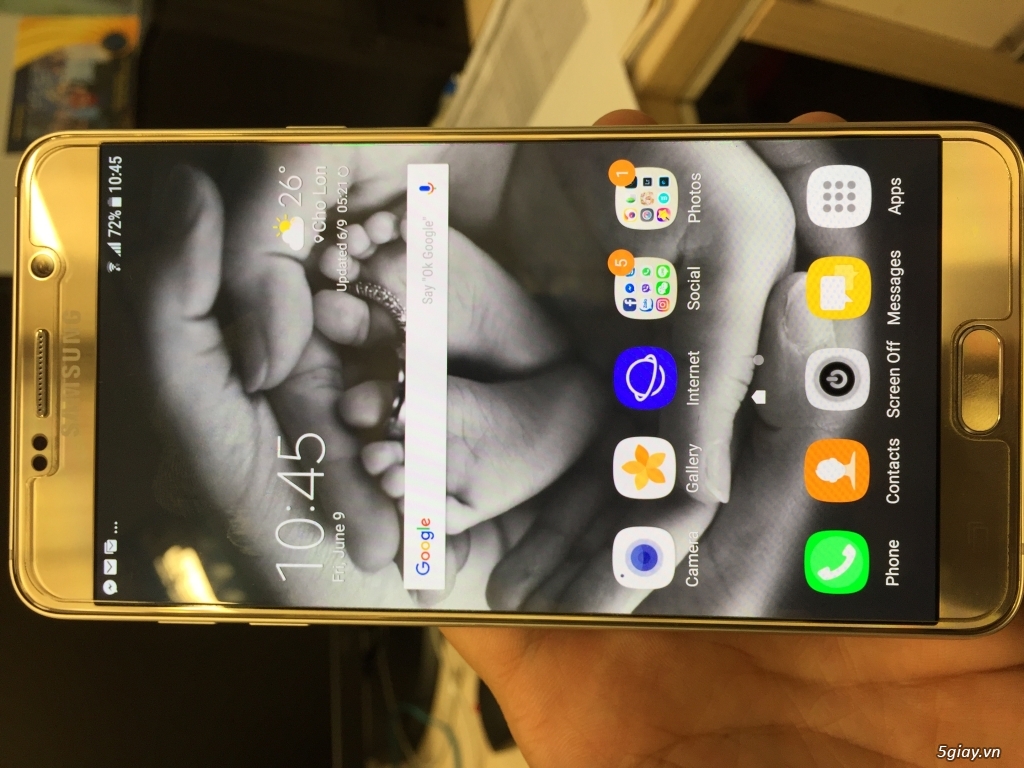 Samsung Galaxy Note 5 Gold, SSVN giá tốt - 4