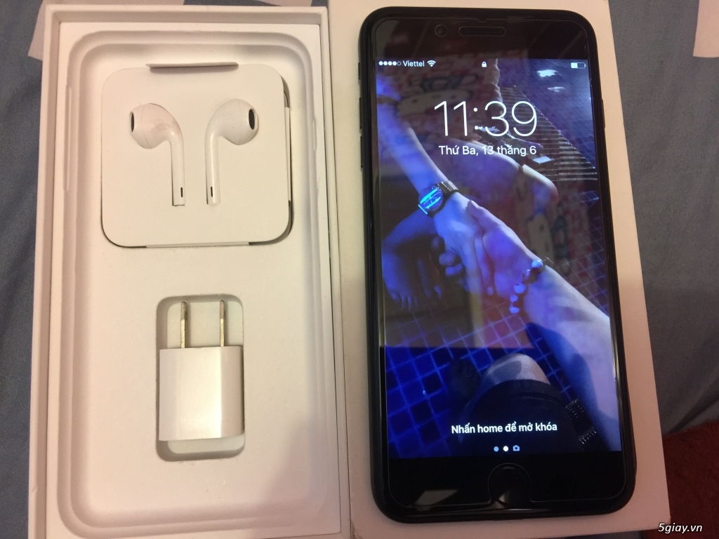 Iphone 7 plus 128 GB full Black ( nhám ) - 3