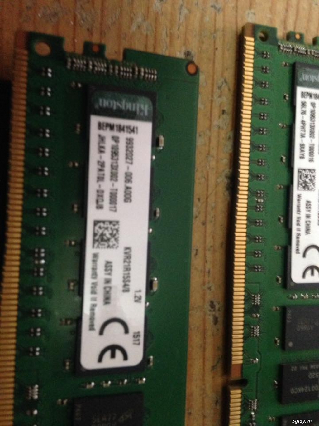 Bán cặp ram DDR4 8G Kingston ECC và 1 SSD Samsung 500G Evo 850 SataIII - 1