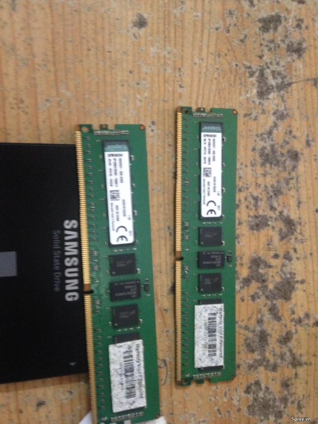 Bán cặp ram DDR4 8G Kingston ECC và 1 SSD Samsung 500G Evo 850 SataIII - 3