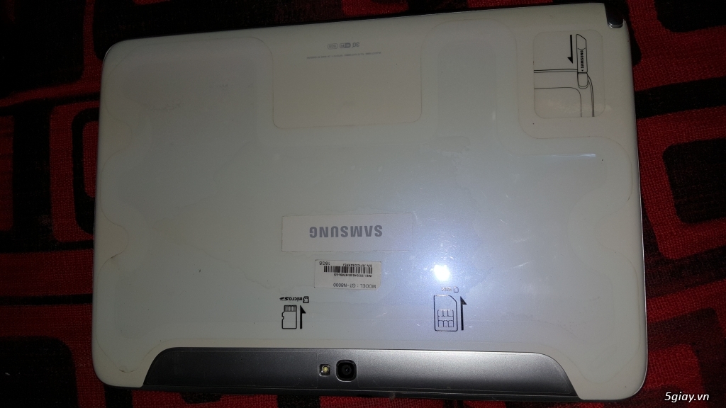 Máy tính bảng Samsung 10inch , 3G Wifi , 16gb , 3 triệu - 1