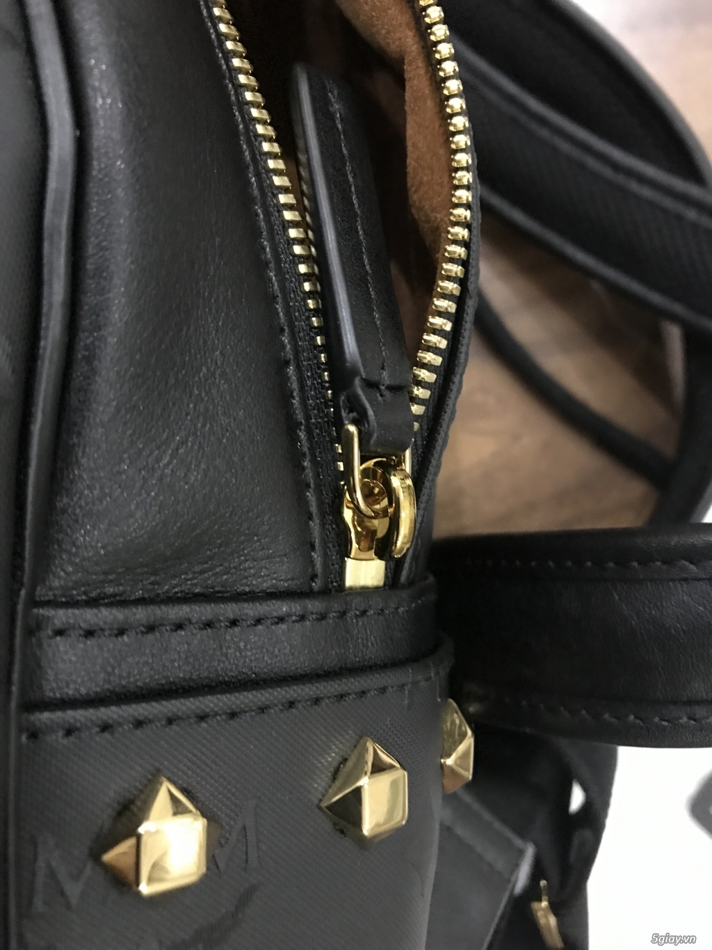 Balo MCM Odeon size Mini màu Black mới nguyên seal Authentic 100%,MK - 5