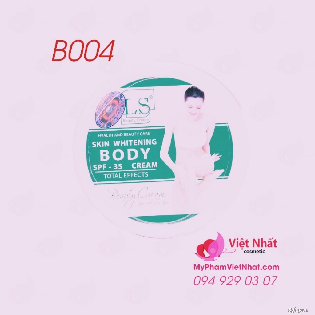 B004 | Dưỡng thể Body Skin Whitening LS SPF 35