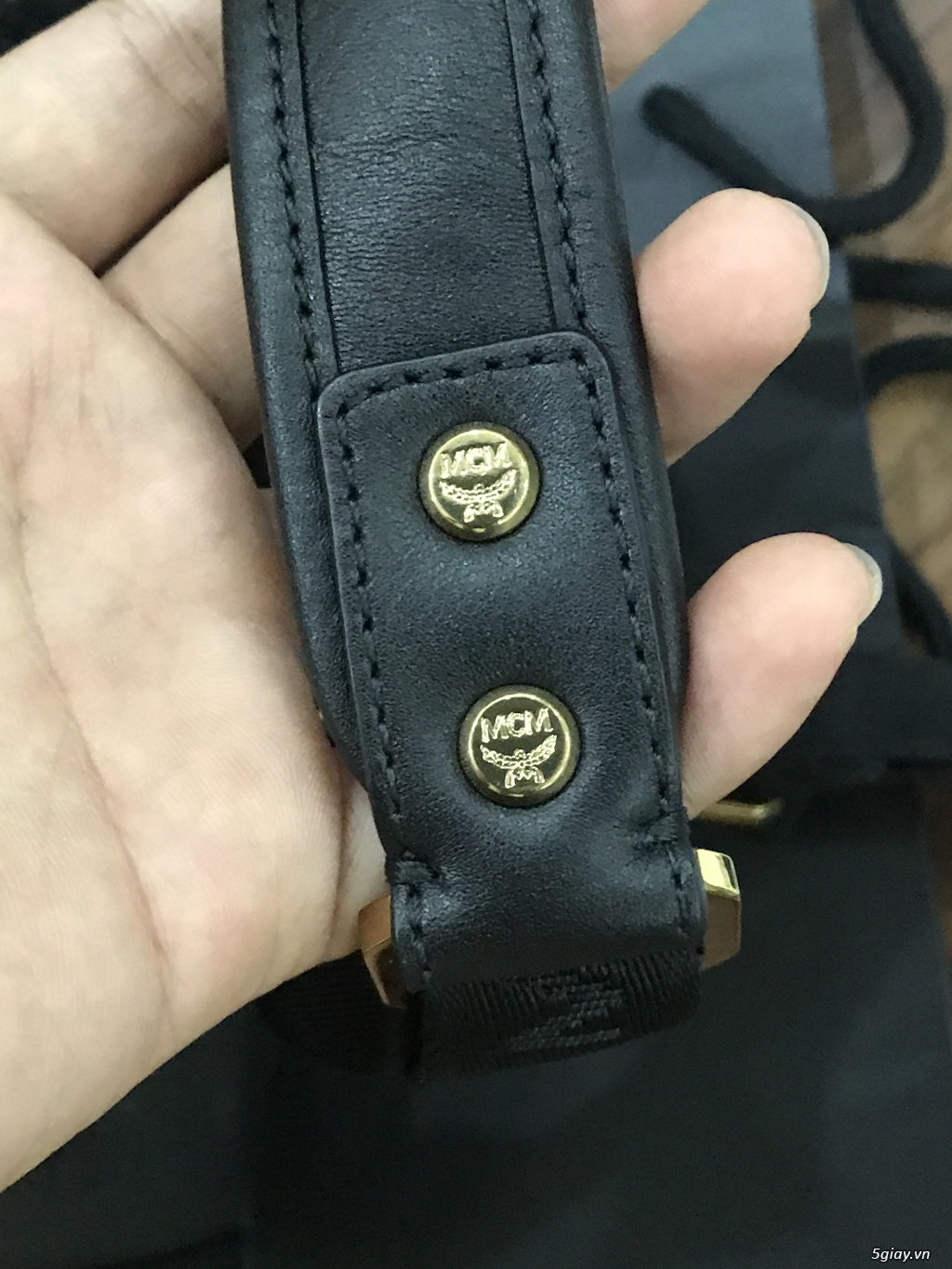 Balo MCM Odeon size Mini màu Black mới nguyên seal Authentic 100%,MK - 12