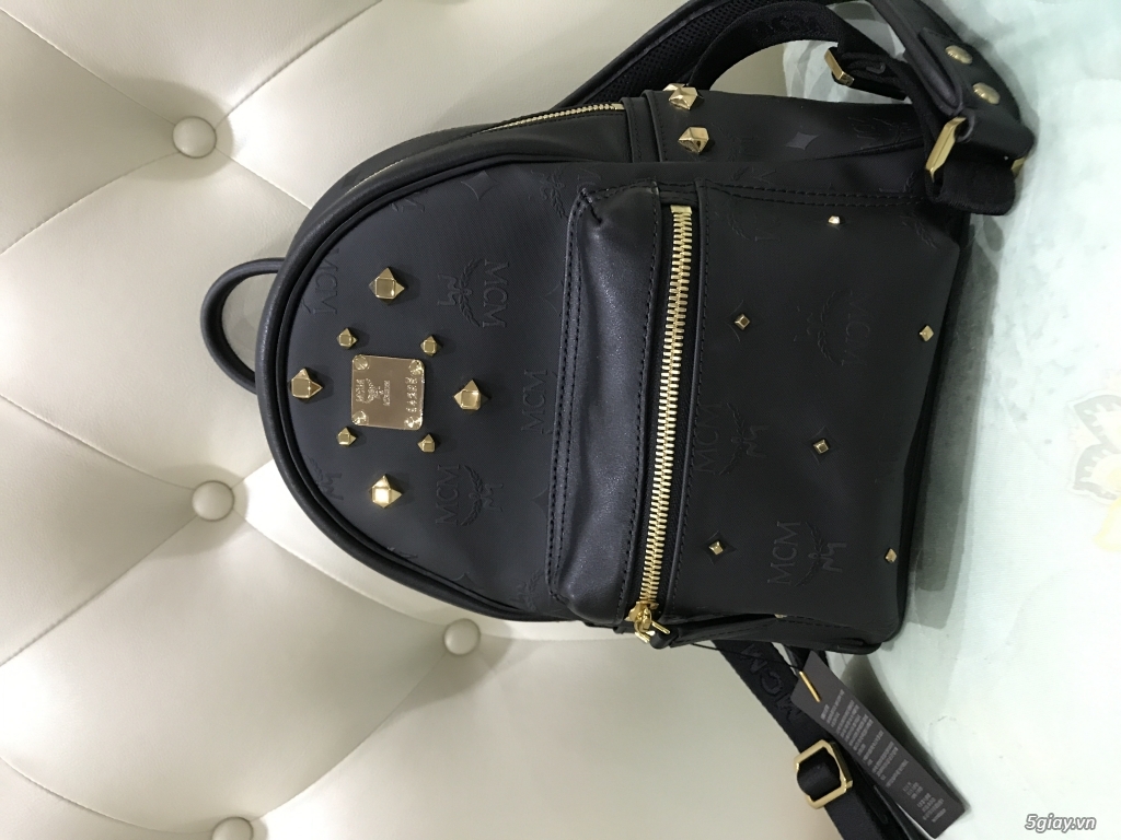 Balo MCM Odeon size Mini màu Black mới nguyên seal Authentic 100%,MK - 1