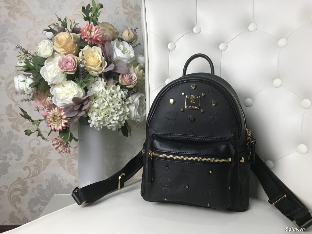 Balo MCM Odeon size Mini màu Black mới nguyên seal Authentic 100%,MK - 2