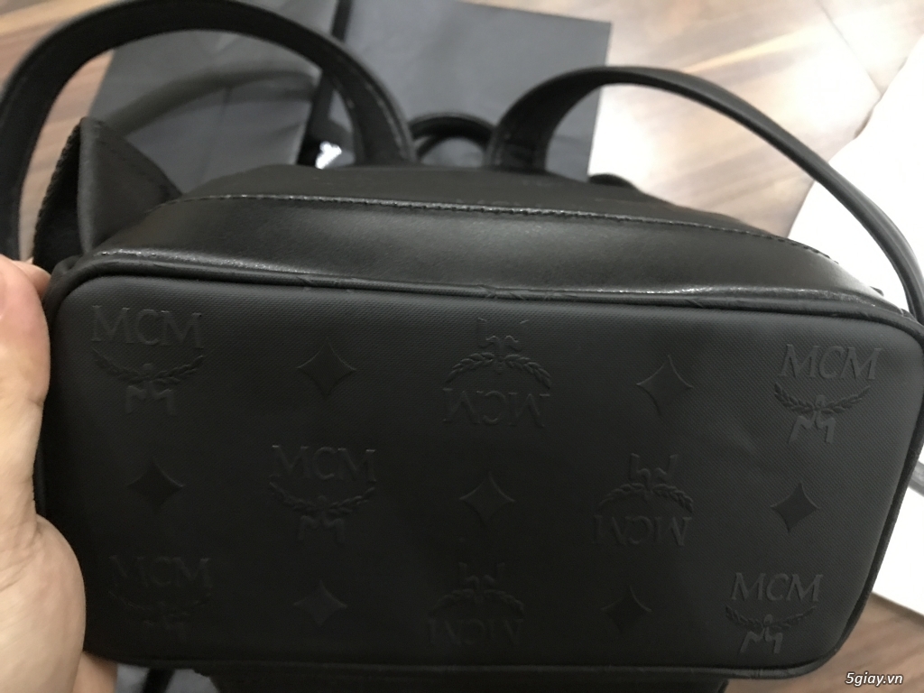 Balo MCM Odeon size Mini màu Black mới nguyên seal Authentic 100%,MK - 6