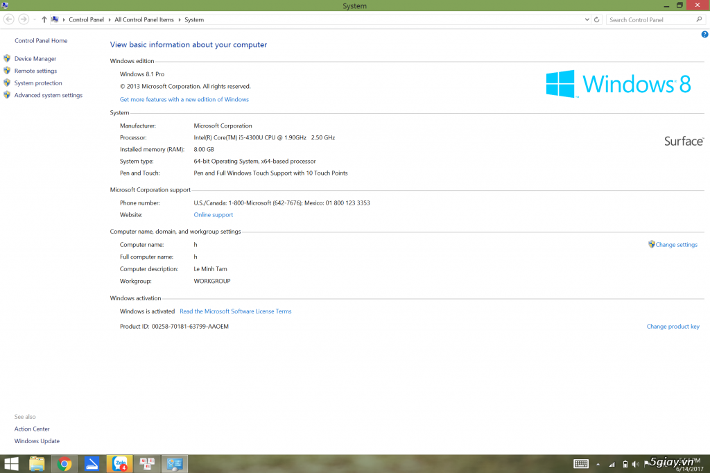 Surface Pro 3 99% lên sàn