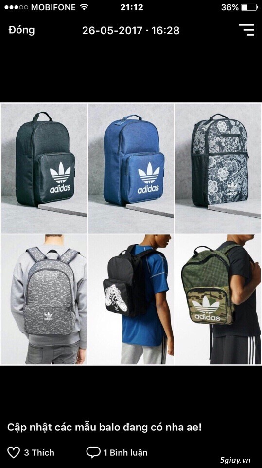 Dép Nike-Adidas, balo túi xách Adidas VNXK xịn(giá bằng 1/3 giá store) - 7