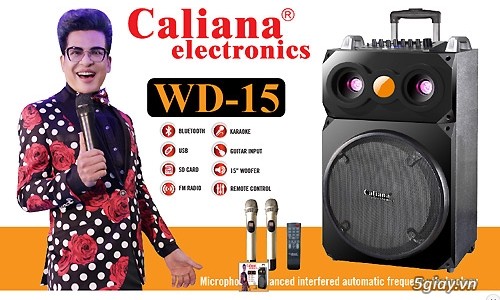 Loa kéo Caliana WD 15,sản phẩm mới sản xuất tháng 6/2017,bán trả góp