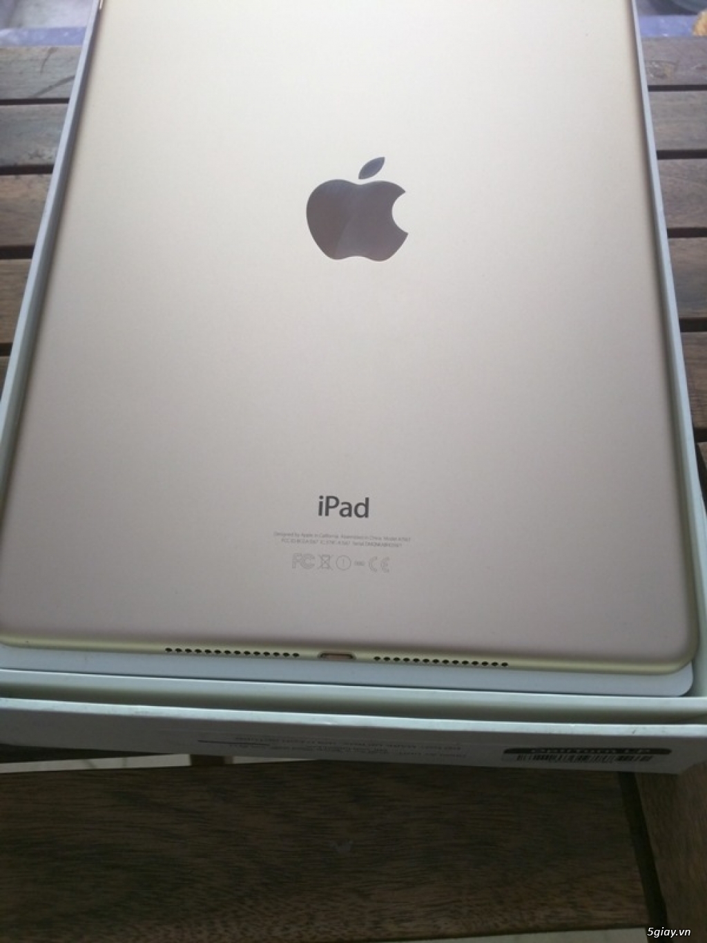 iPad Air 2 Gold, Wifi only, 16Gb. Máy mới 99%. Xách tay US. - 1