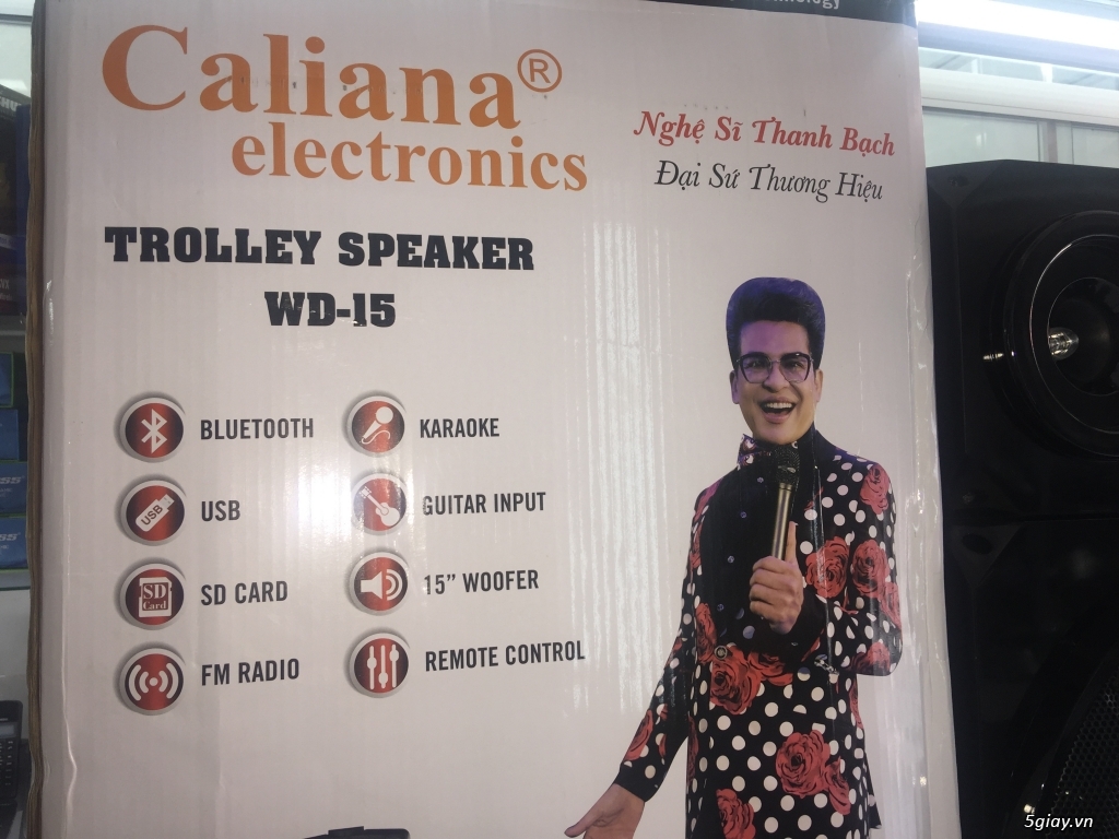 Loa kéo Caliana WD 15,sản phẩm mới sản xuất tháng 6/2017,bán trả góp - 2