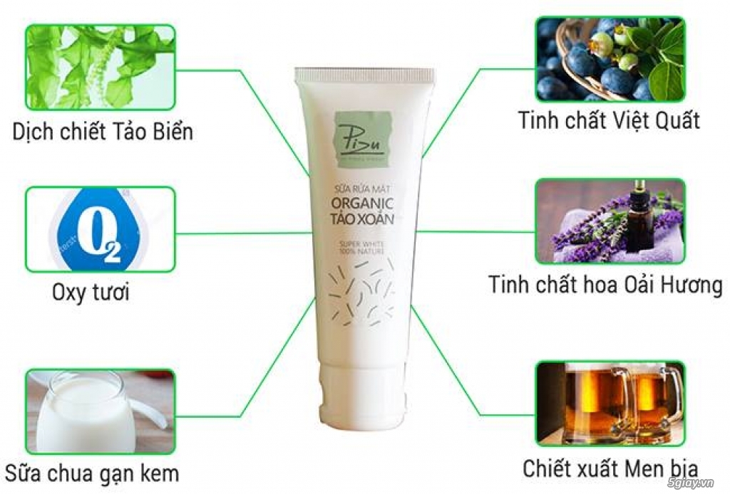 Sữa rửa mặt Pizu - 8