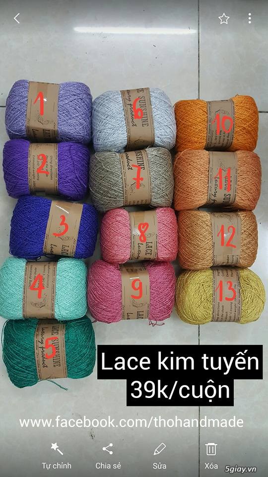 Thỏ Handmade - Bán len, phụ kiện đan móc giá rẽ Tân Bình, TPHCM - 1