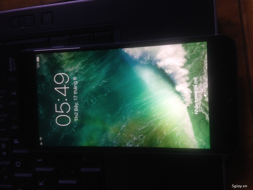 Bán iphone 6s+ q.tế 16g gray zin full!