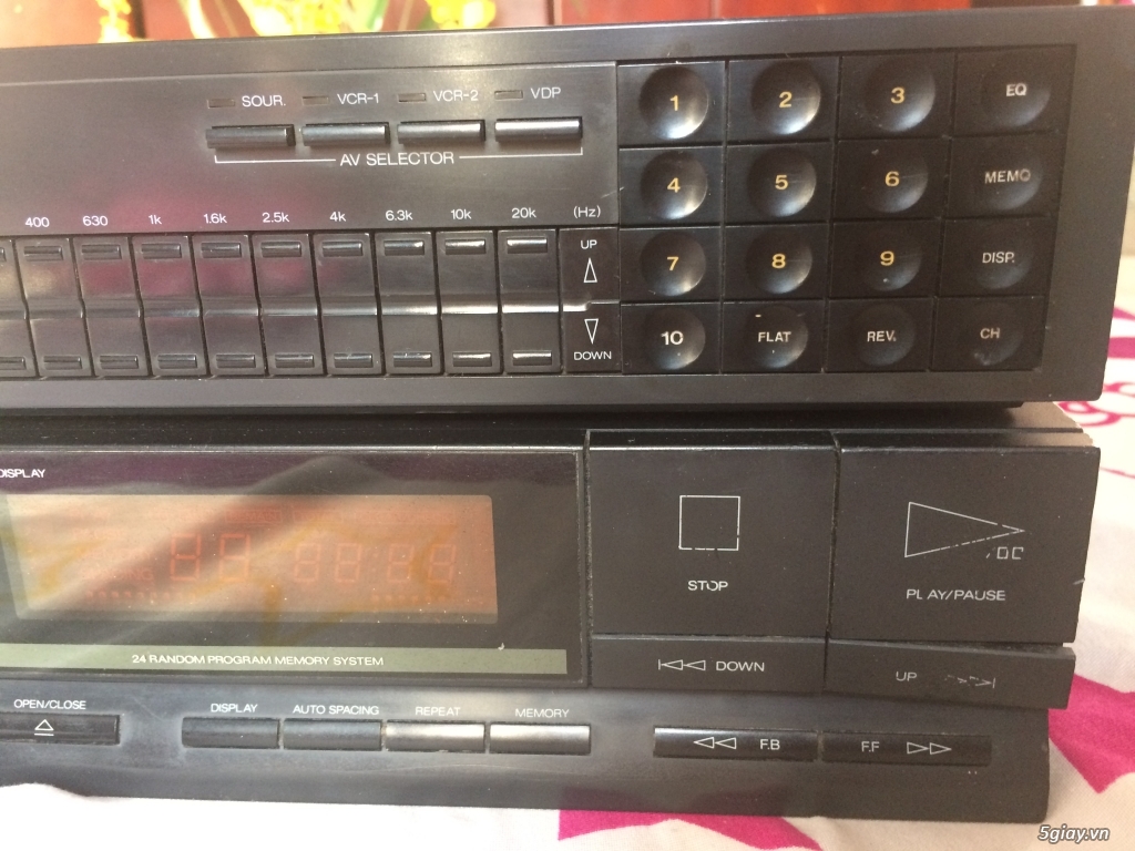 Cần bán equalizer Sansui và đầu CD Sansui - 2