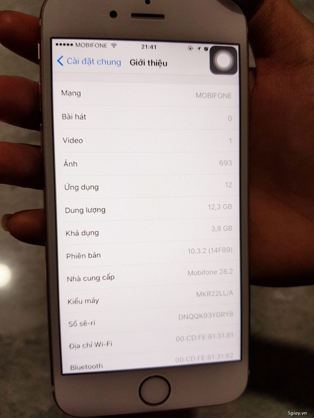 Bán Iphone 6s gold rose 16gb - 7