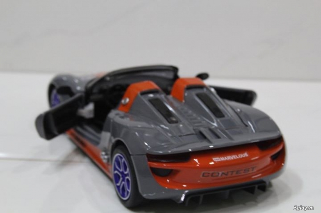Mô hình xedieu khiển  Porsche 911 1:14 . điều khiển từ xa mở cửa + mui - 3