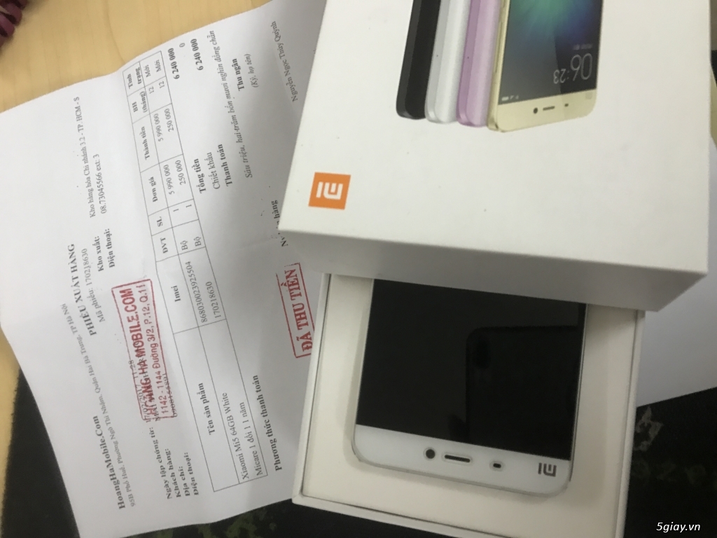 Xiaomi Mi5 64Gb còn bh vàng fullbox