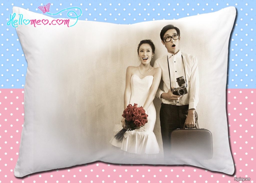 Sản xuất gối in hình quà tặng đám cưới theo yêu cầu tại hcm - 2