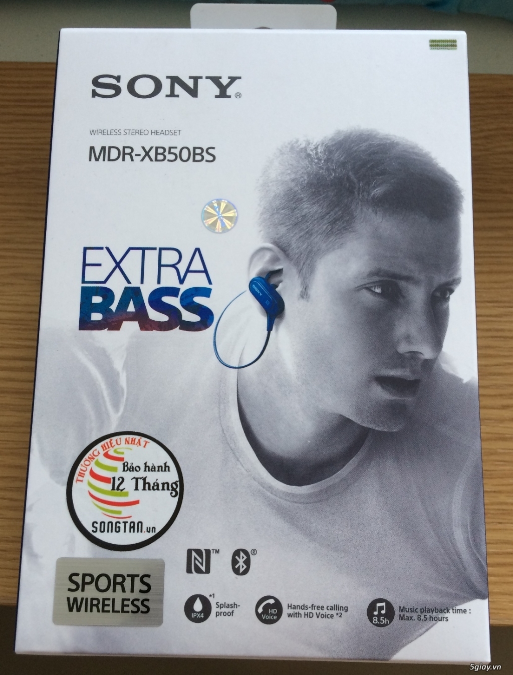 Bình Dương - Cần bán tai nghe Bluetooth Sony MDR-XB50BS Extra BASS - 1