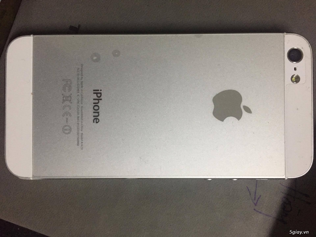 IP5 16G quốc tế  trắng - đi nhanh trong ngày