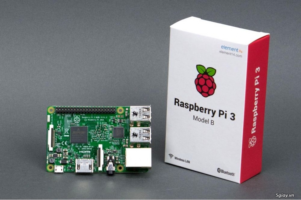 Máy tính nhúng Raspberry Pi 3 Model B 1GB - 1