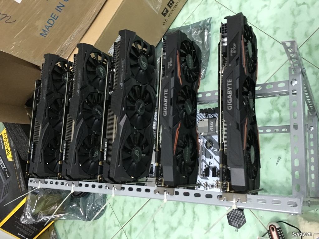 Bán Trâu cày bitcoin gtx 1080 new100%