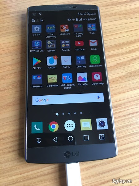 Điện thoại LG V10 đen 64GB, RAM 4GB 3.000.000