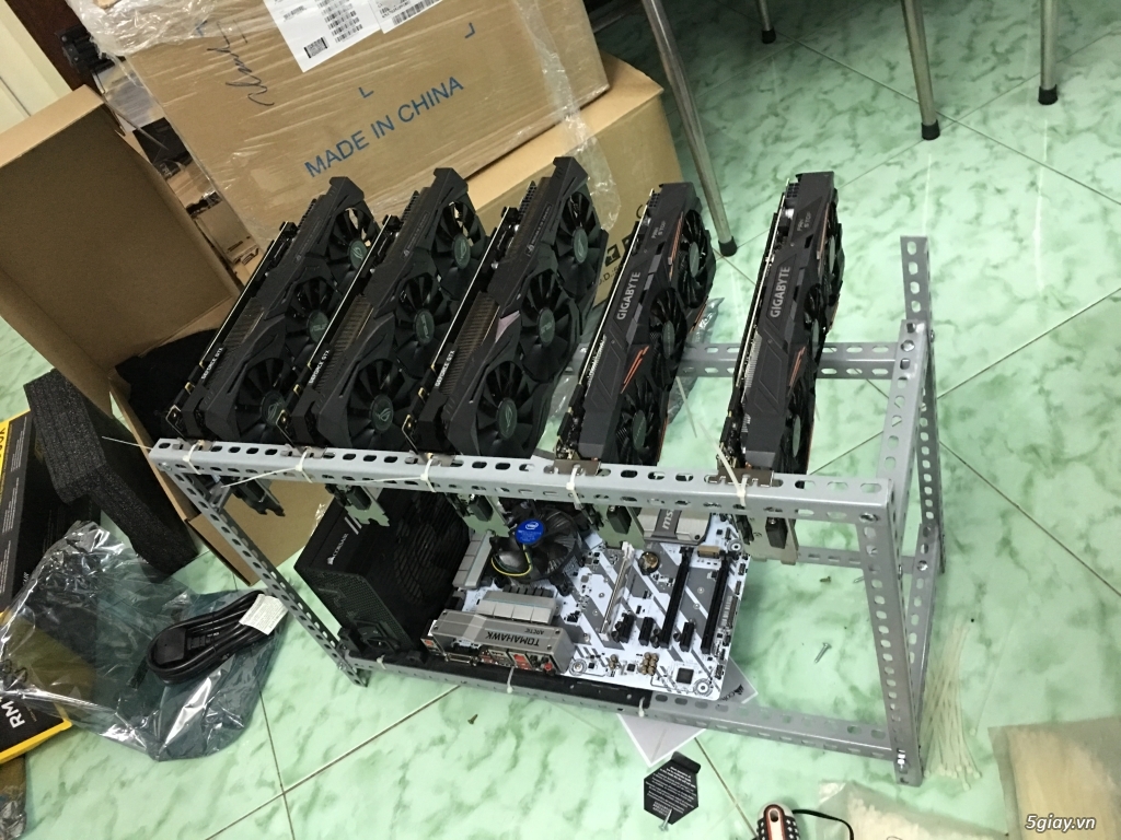 Bán Trâu cày bitcoin gtx 1080 new100% - 1