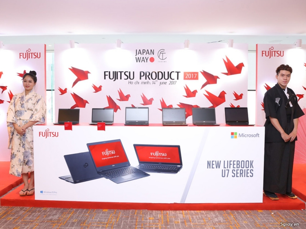 Digiworld phân phối laptop Fujitsu sử dụng bảo mật lòng bàn tay