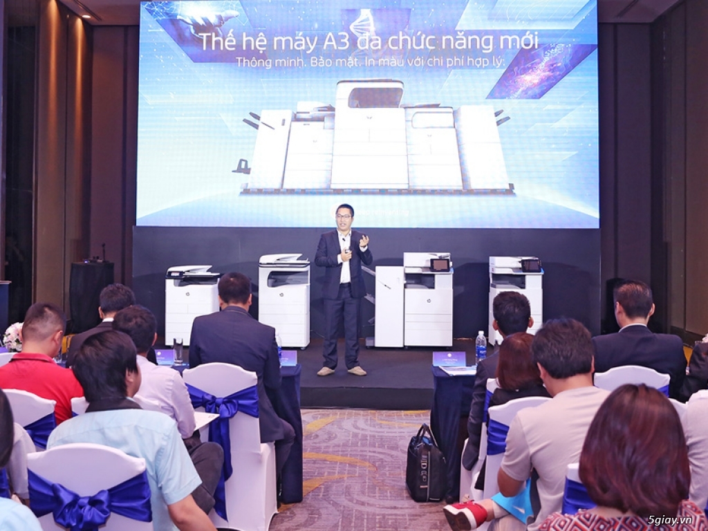 HP trình làng loạt máy in đa năng (MFP) A3 cho doanh nghiệp Việt Nam