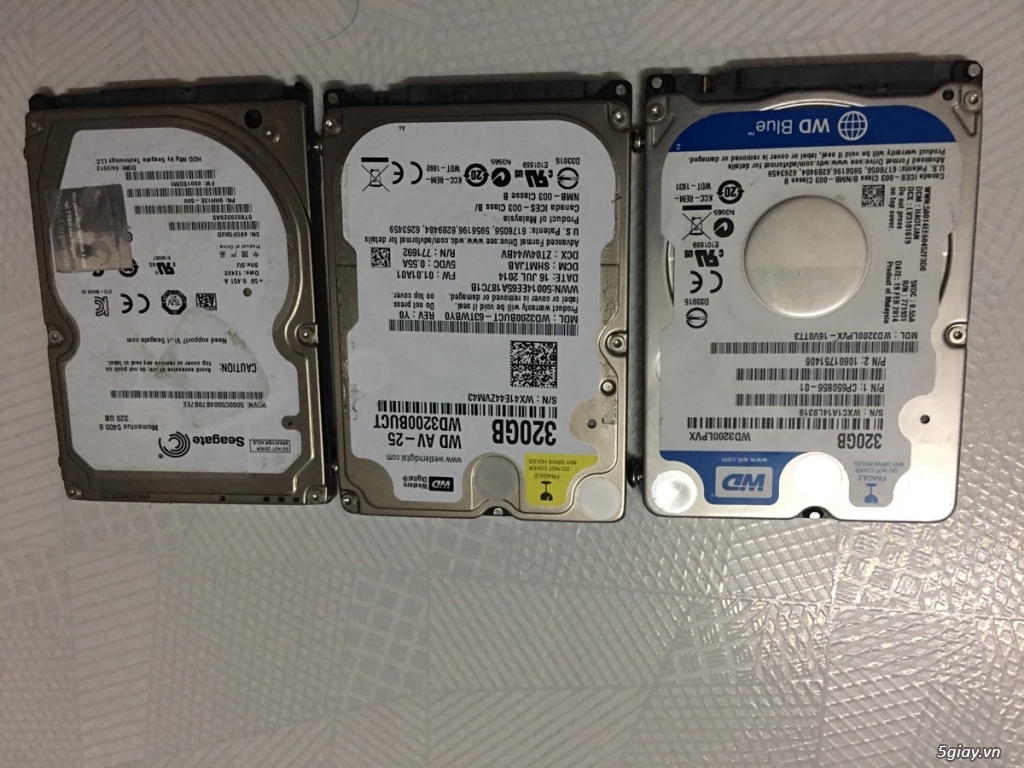 HDD 320GB (WD, Seagate) | 5giay