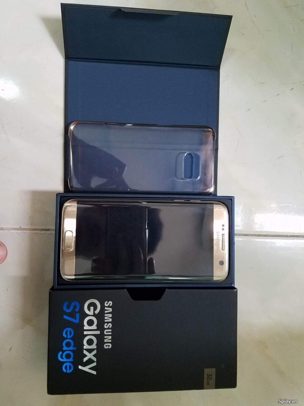 Samsung S7 Edge mỹ gold 32G fullbox 99% - 1