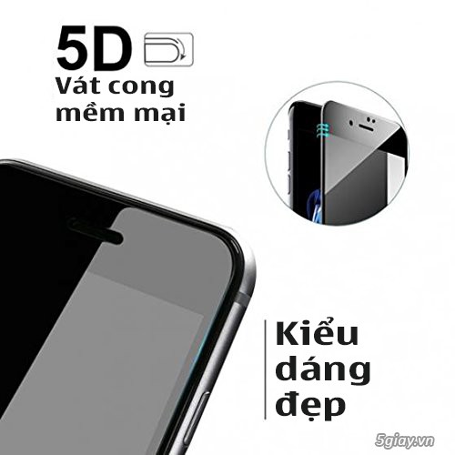 Kính cường lực 5D cho iPhone 6/6+, 6s/6s+, 7/7+ - 2