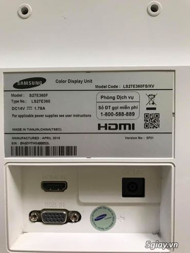 5 Màn Hình Samsung 27 inch Cong nghe PLS moDel S27E360F