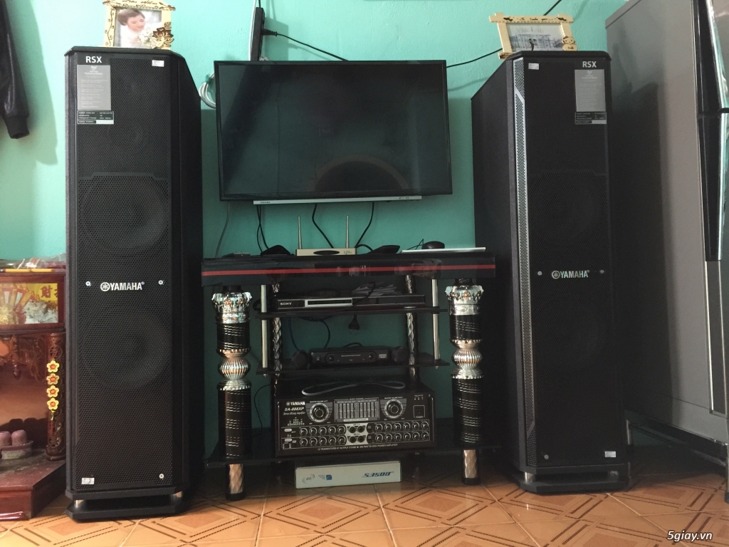 Dàn âm thanh karraoke yamaha zin mới 98%