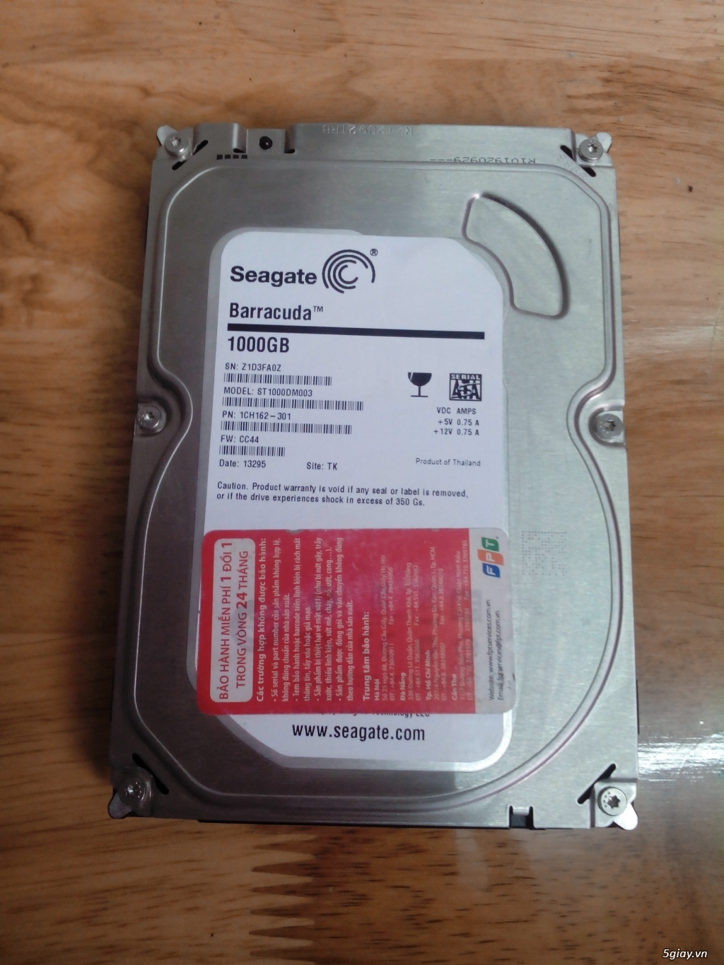 Ổ cứng máy bàn,camera SEAGATE 1TB không bad 100%sk - 1