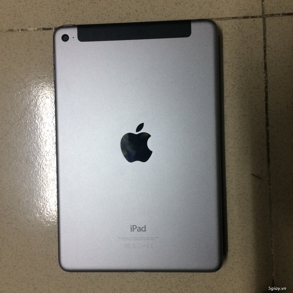 Ipad mini 4 32g 4g đẹp bảo hành T2/2018 - 4