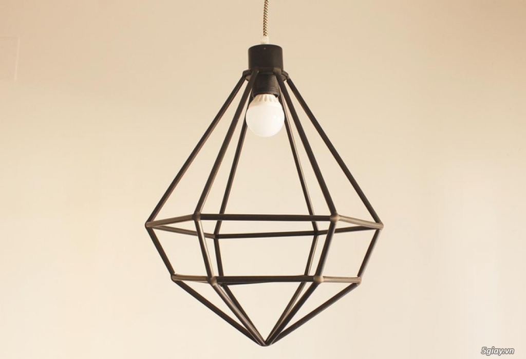 Chụp đèn bằng ống hút