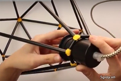 Chụp đèn bằng ống hút - 10