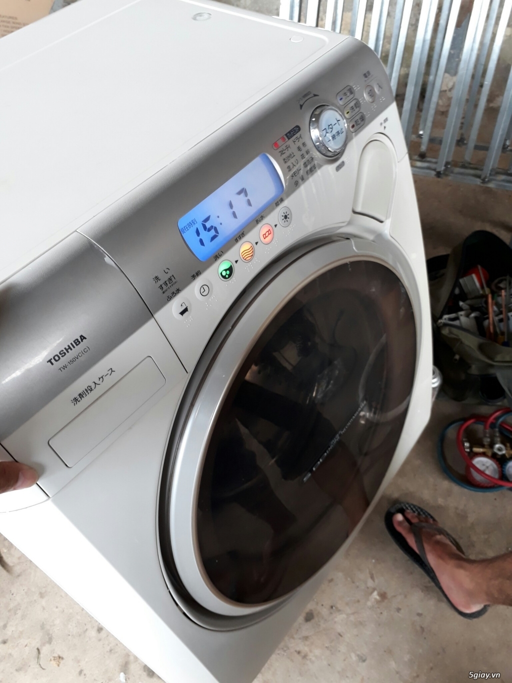 Máy giặt toshiba inverter TW-150VC - Giặt 9kg sấy 6kg.