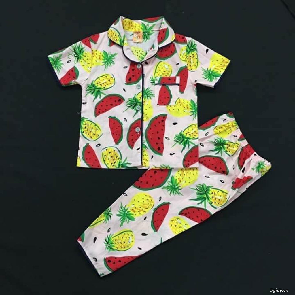 Đồ bộ pijama trái cây cho trẻ em - 4