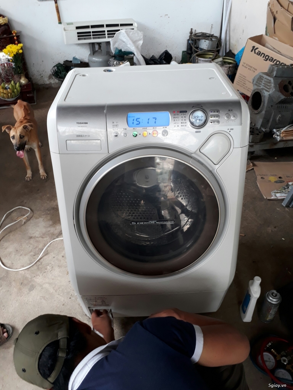 Máy giặt toshiba inverter TW-150VC - Giặt 9kg sấy 6kg. - 4