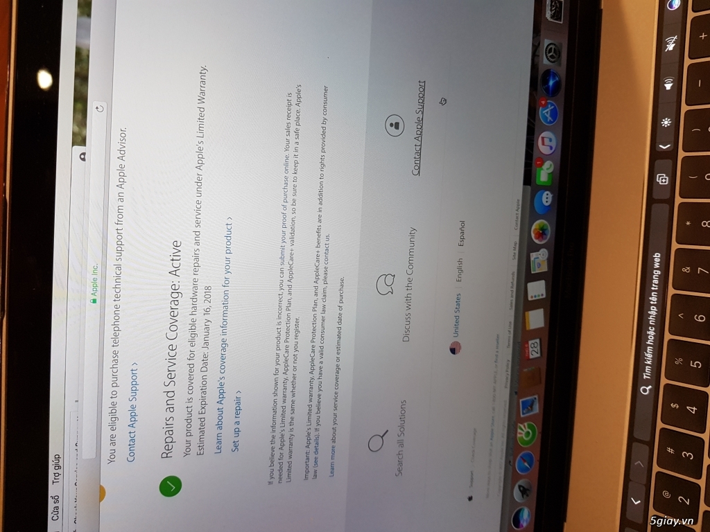 bán Macbook pro touchbar 2016 max option + dell Alienware 14-R3 - 2
