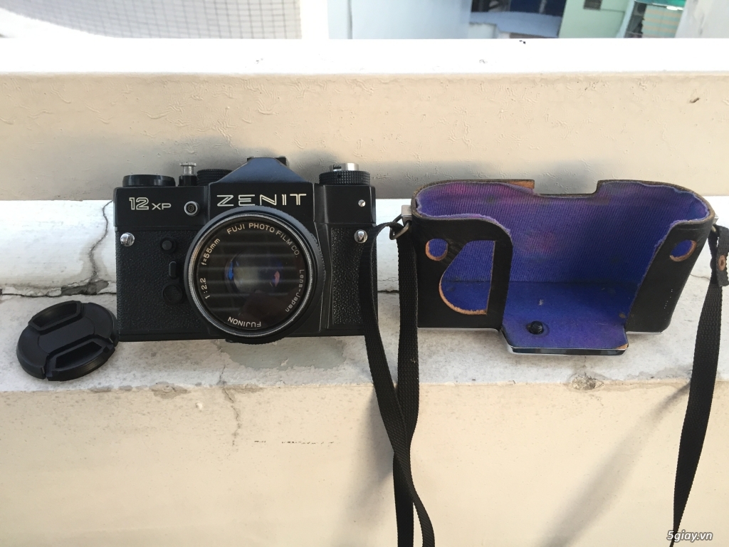 Máy ảnh cơ chụp film ZENIT 12XP kèm lens và bao da - 2